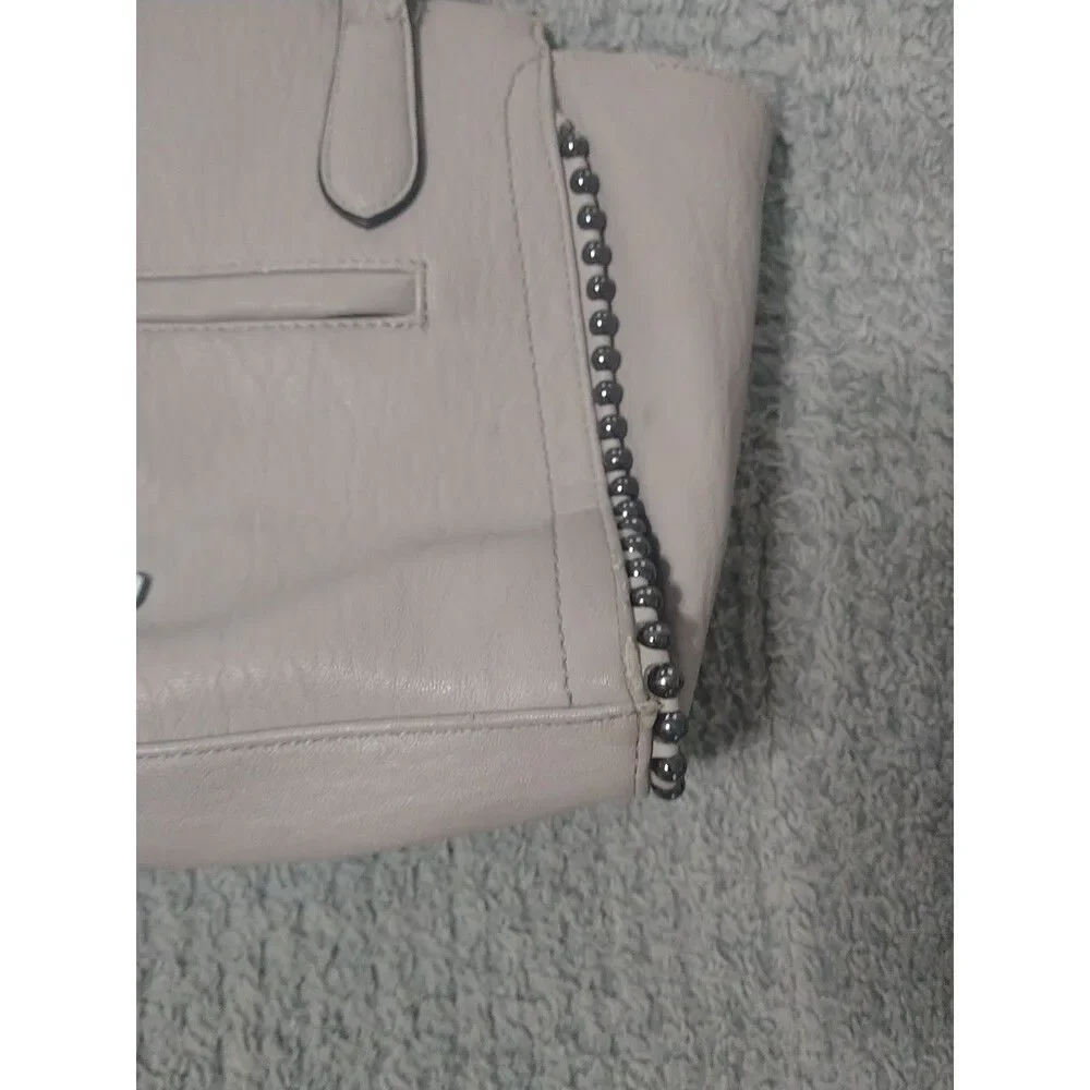 Jessica Simpson Handbag Gray Pewter Embellishment Boho